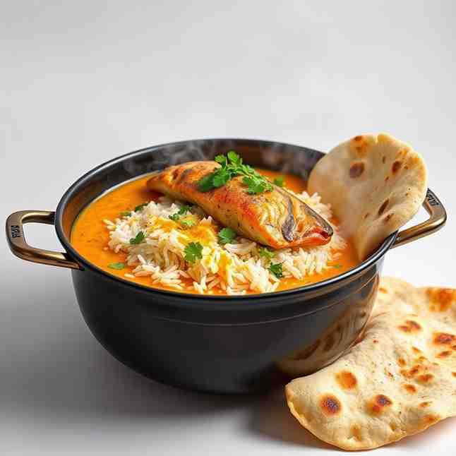 Burmese Fish Rice & Curry - Easy One-Pot